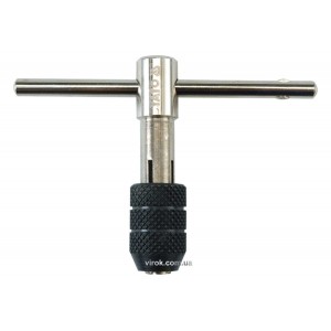 Вороток для мітчиків Т-подібний YATO : M6-M12, L= 90 мм [20/80]