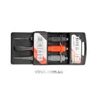 Зубило і пробійник Міні YATO : L= 125 мм, Набір 3 шт. [10/60]