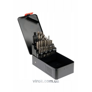 Набір Мітчиків YATO : Ø= M3,М4,М5,М6,М8,М10,М12 мм; кпл. 29 шт. [12]
