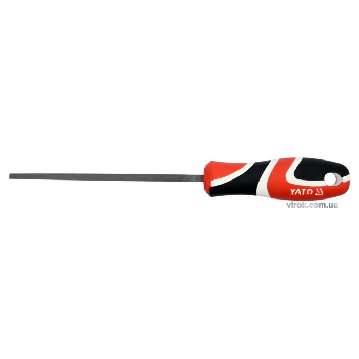 Напильник по металу YATO, квадратний l=150 мм, #3 [20/80]