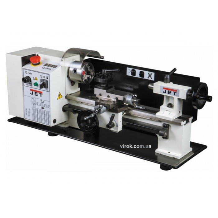 Токарний верстат по металу JET BD-7 : 230 В, 0,37 кВт. зона Ø= 180/ 110 мм- стани/супор