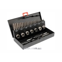 Мітчики і плашки YATO М3-М12, Набір 32 шт. [10]