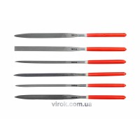 Надфілі YATO : L= 160/75 мм, b= 4 мм. Набір 6 шт. [25/100]