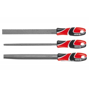 Рашпилі по дереву YATO : L=250 мм, #45, набір 3 шт. [5/20]