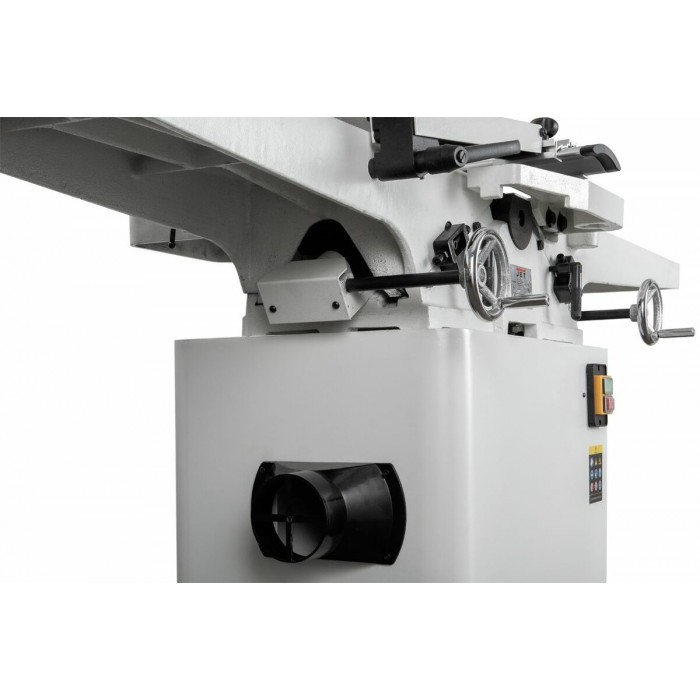 Фугувальний верстат JET JJ-8L-M : 230В 2,1(1.5)кВт.вал Ø=72мм, 4 ножі 205х19х3,0 мм -45-0-45° (2 М)