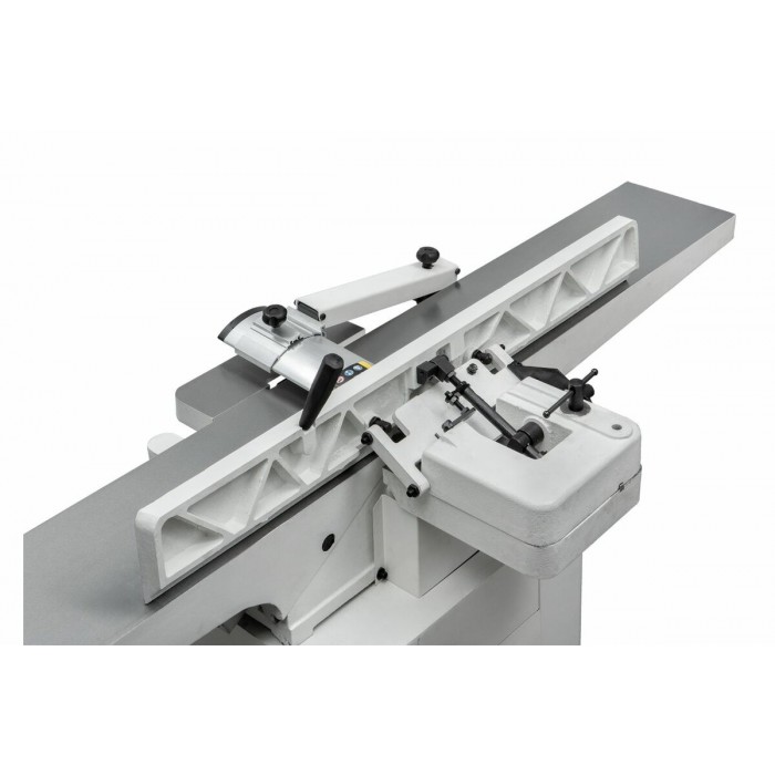 Фугувальний верстат JET JJ-8L-M : 230В 2,1(1.5)кВт.вал Ø=72мм, 4 ножі 205х19х3,0 мм -45-0-45° (2 М)