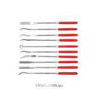 Надфілі алмазні YATO фігурні, l= 140/25 мм, b= 3 мм, Набір. 10 шт. [12/120]